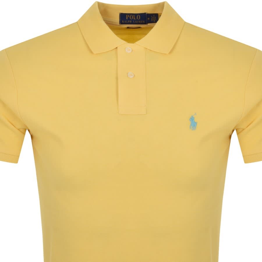 Ralph Lauren Slim Fit Polo T Shirt Yellow